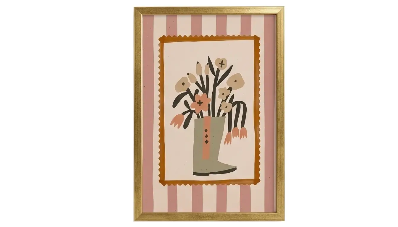 Bloom Boot Wall Art