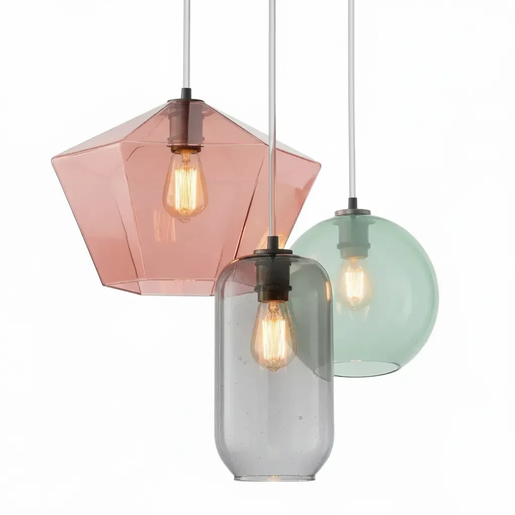 Coloured Glass Pendants 2