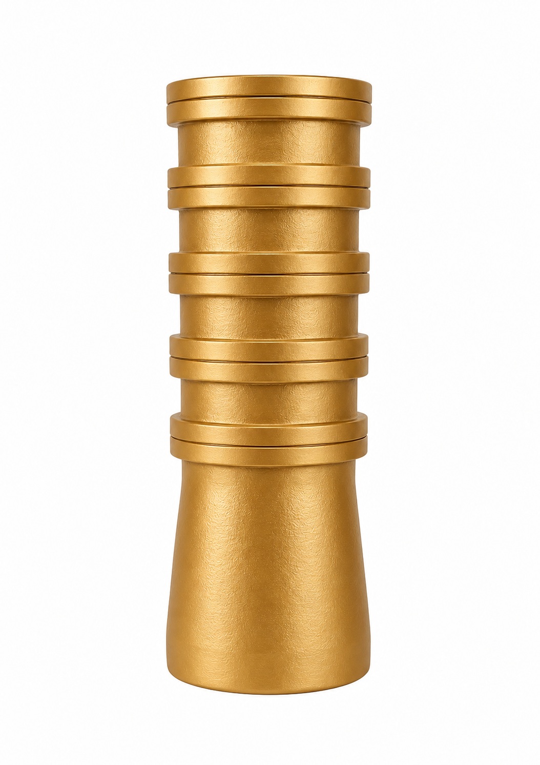 Top-Down Ribbed Vase