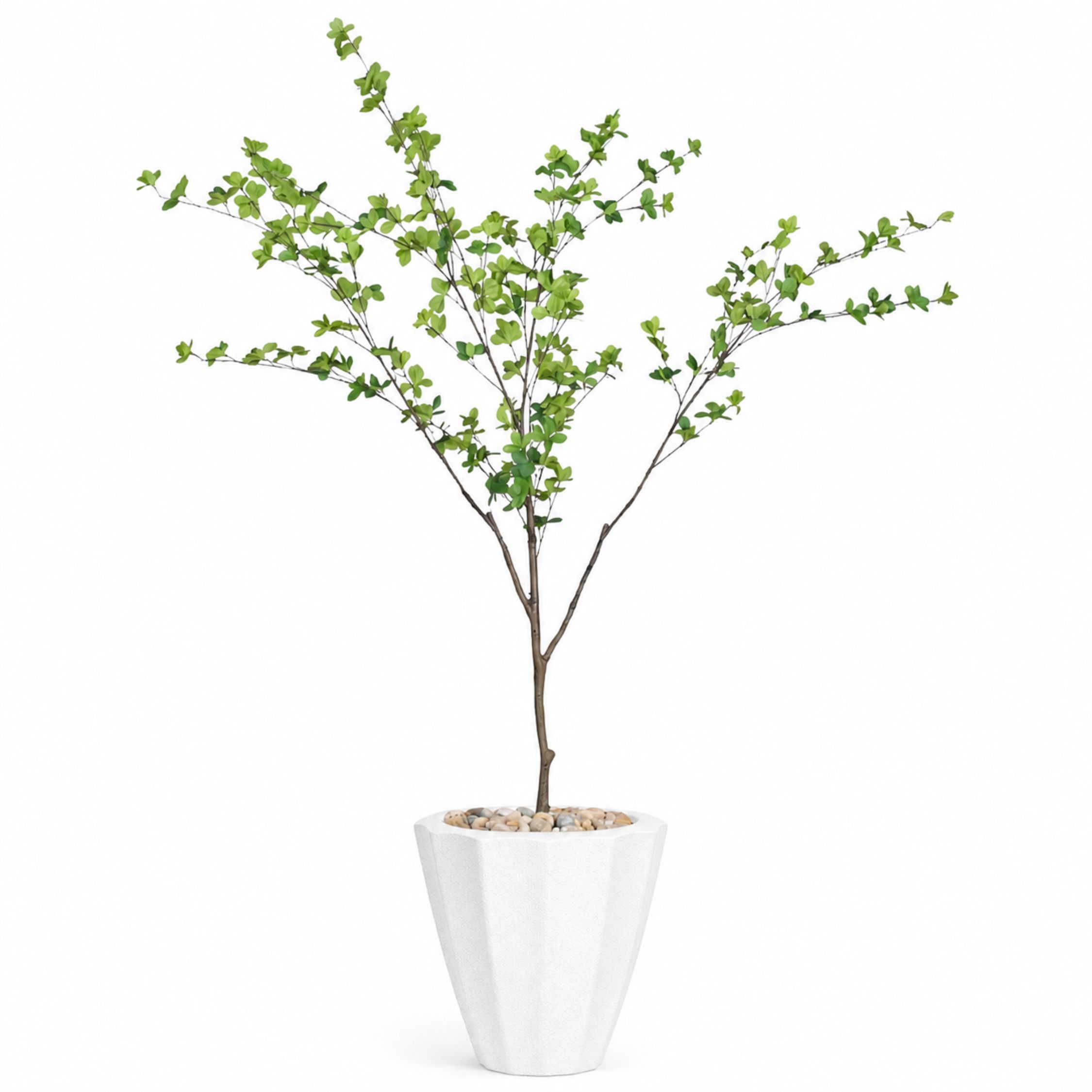 Artificial Maple Tree in Terrazzo Pot