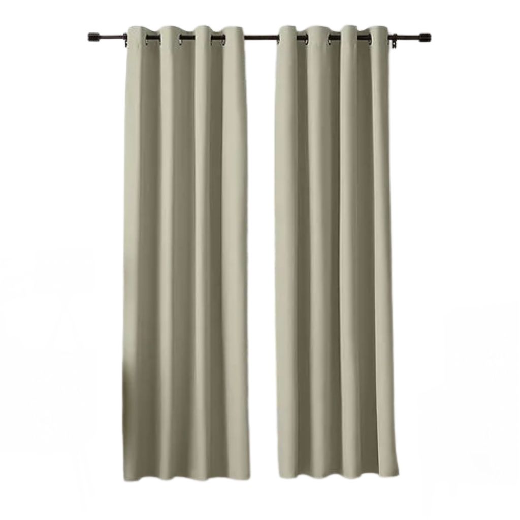 Cartela Thermal Insulated Blackout Room Darkening Grommet Curtains - 1 Panel 5