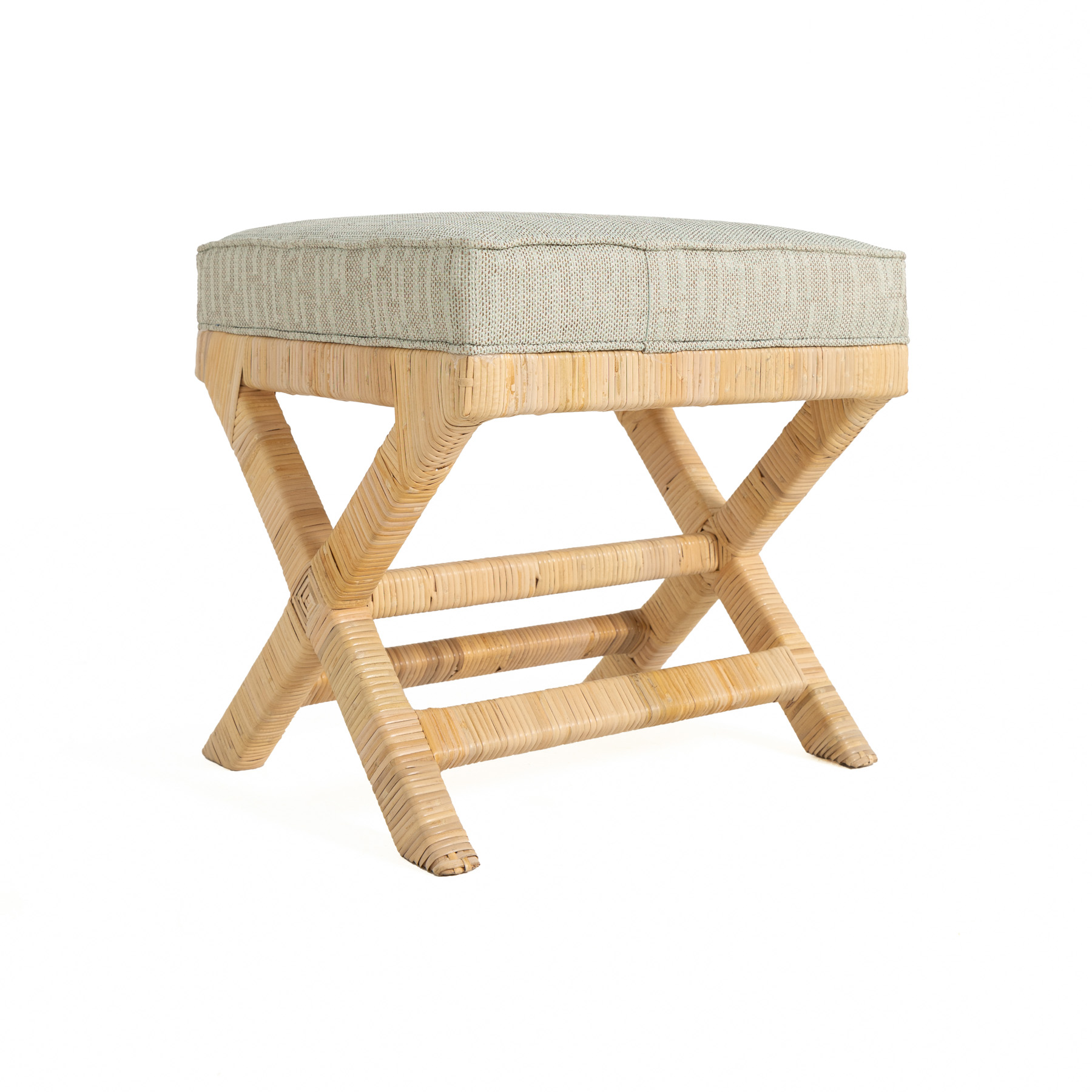 Hamptons X Stool With Cushion 5