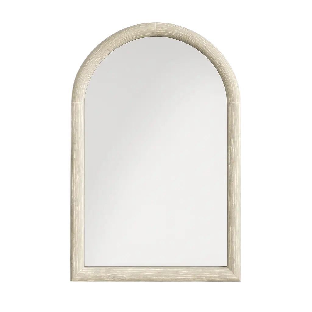 Abby Small Wooden Arch Wall Mirror 10