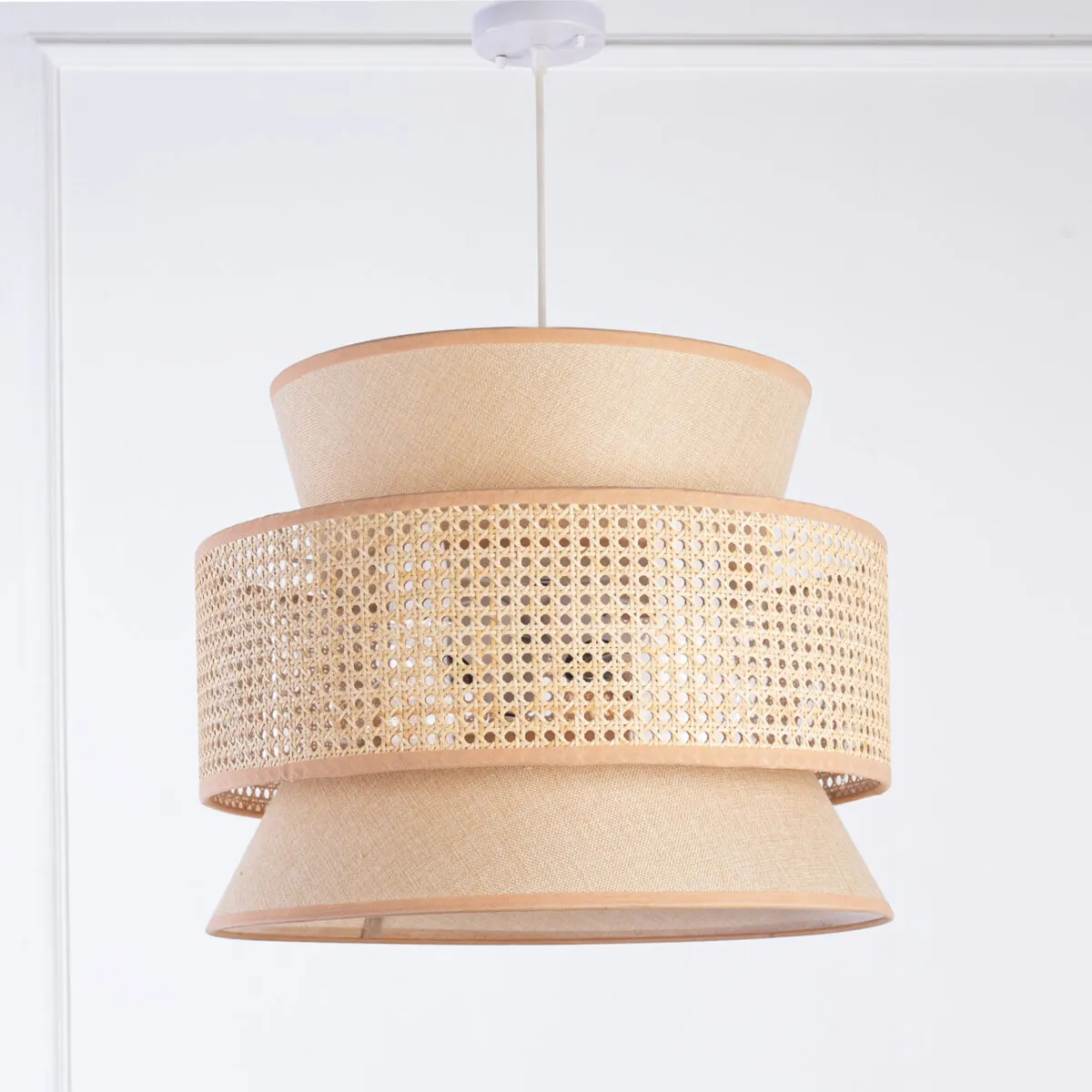 boho rattan pendant lamp BL19 1
