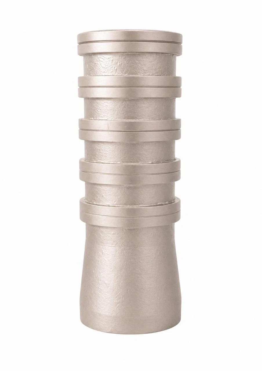 Top-Down Ribbed Vase