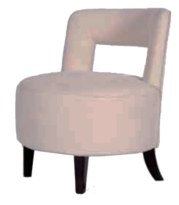 Viewfinder Upholstered Chair With Wooden Legs