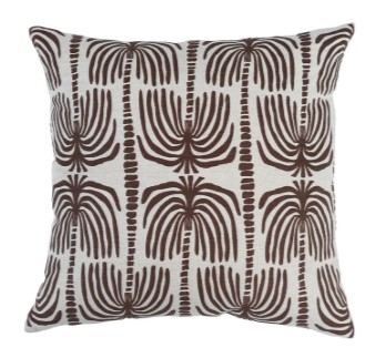 Nakheel Hand-Printed Linen Cushion 3
