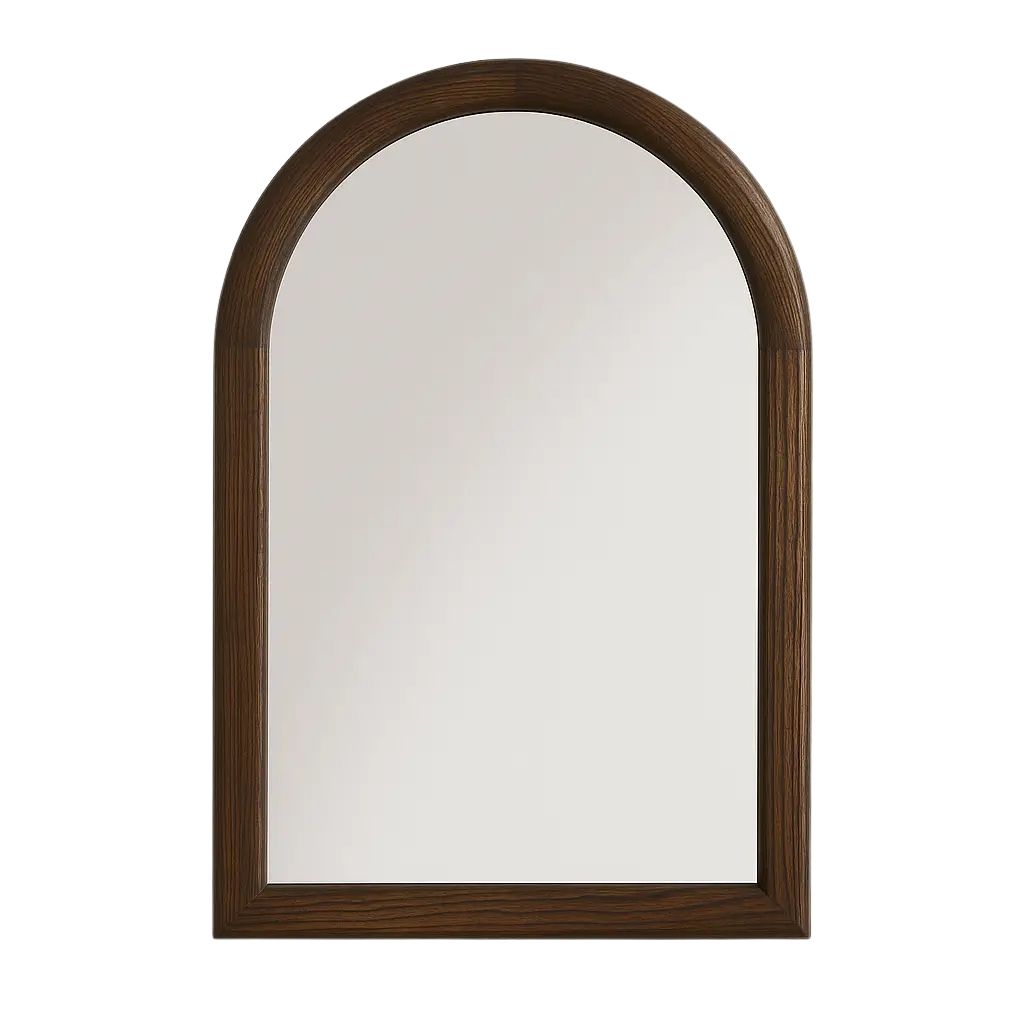 Abby Small Wooden Arch Wall Mirror 6