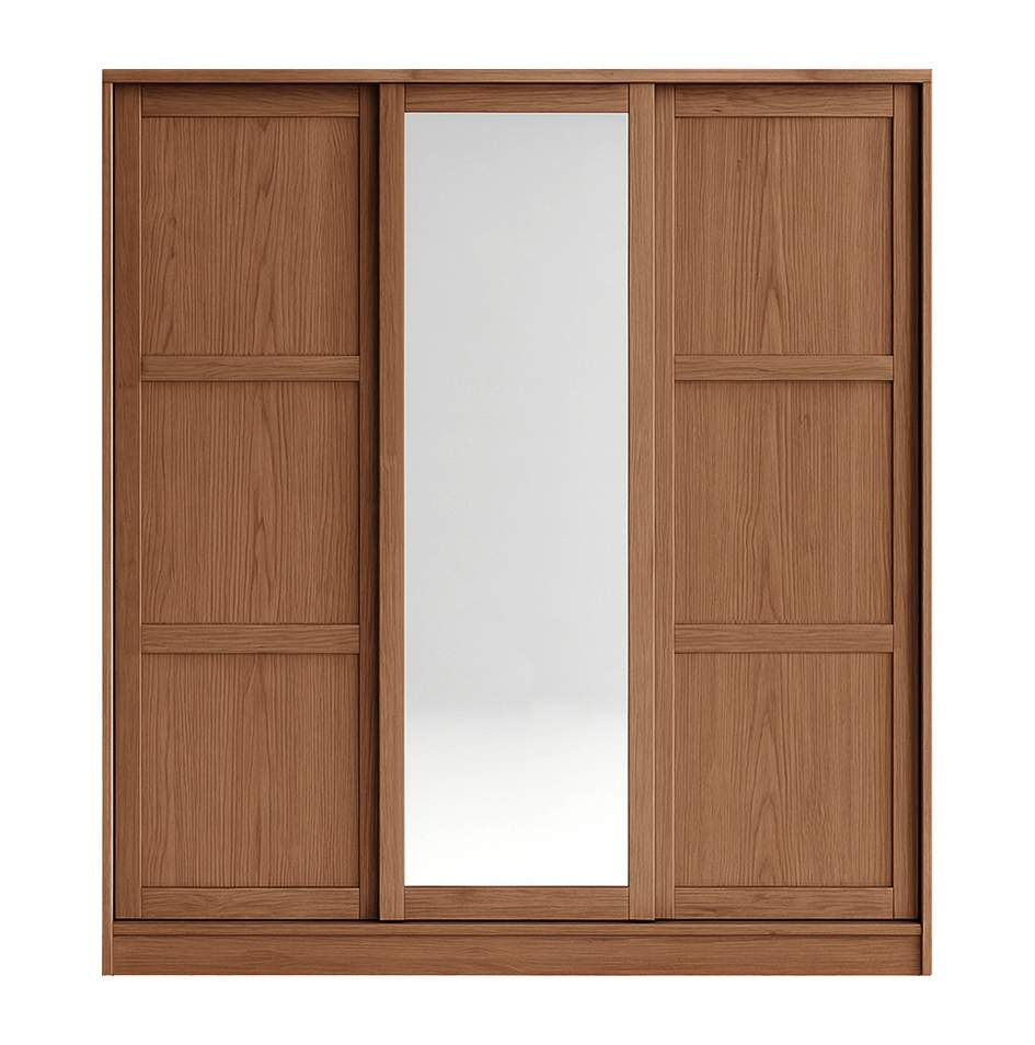 Barn Sliding Wardrobe With Mirror 23