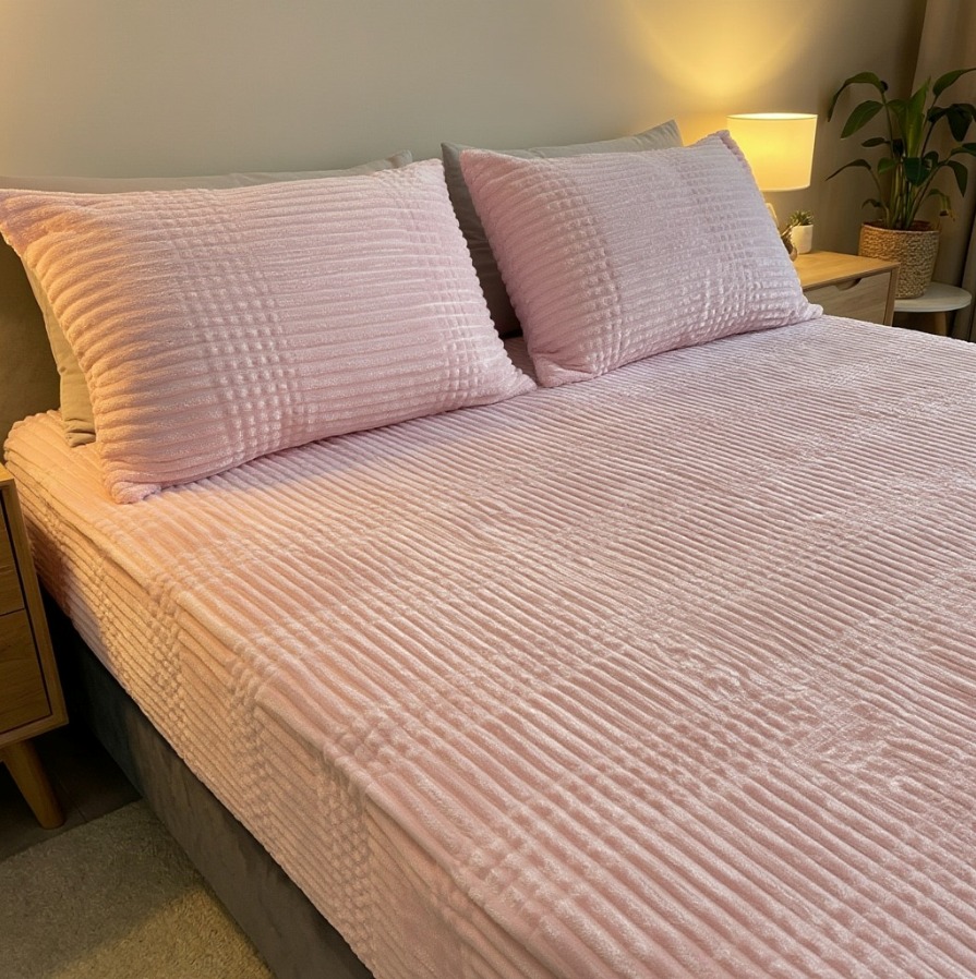 Ribbed Velvet Blanket CL-13