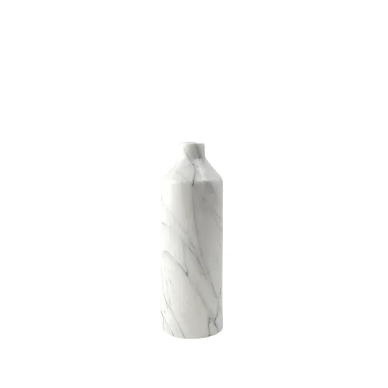 Short Neck Marble Vase Medium