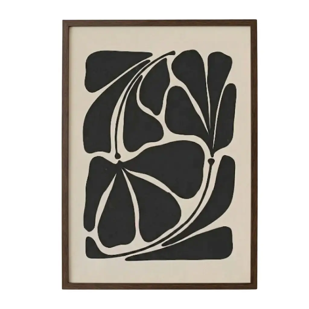 Nabat Abstract Botanical Printed Wall Art 4