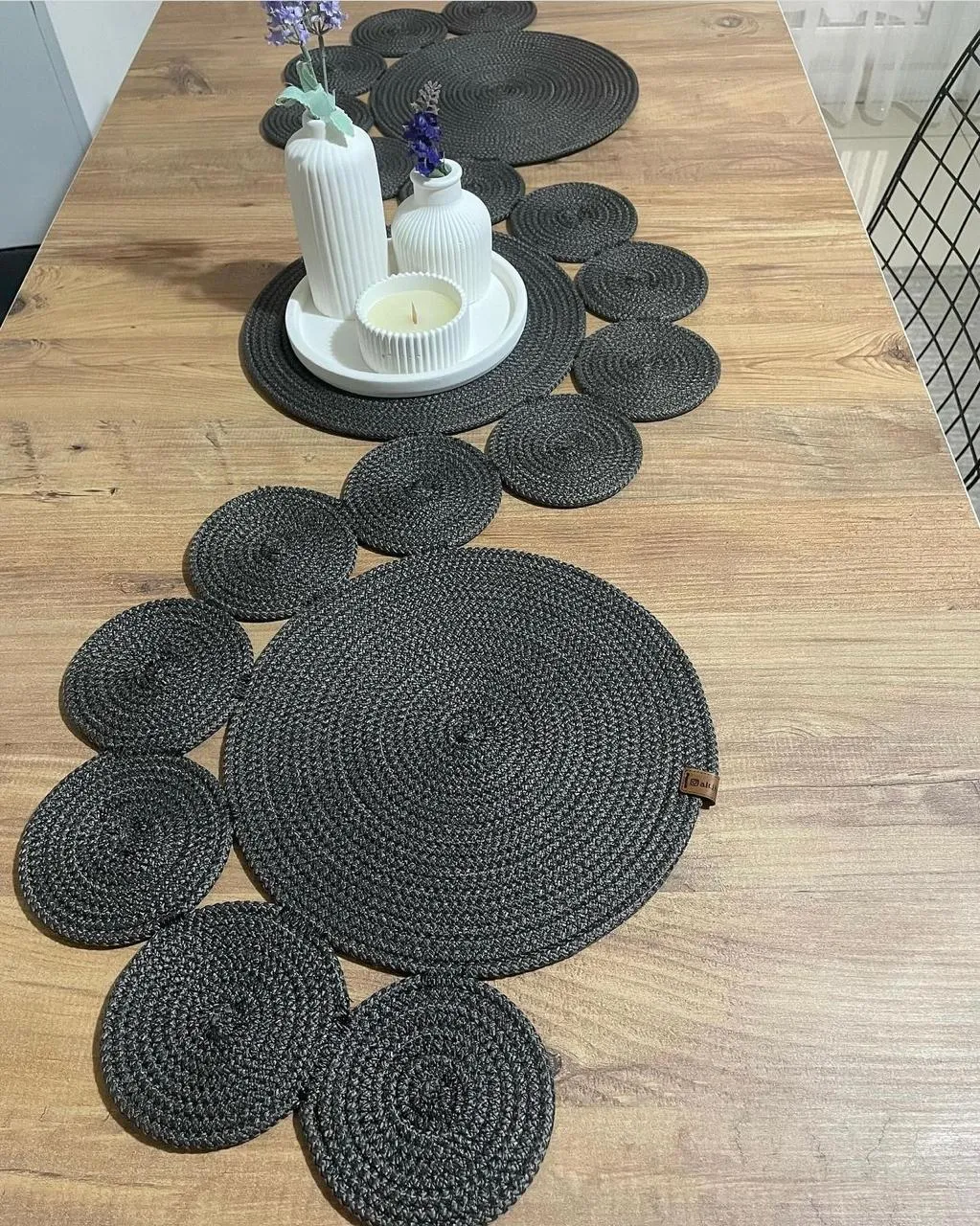 Handmade Woven Table Runner 110cm 1
