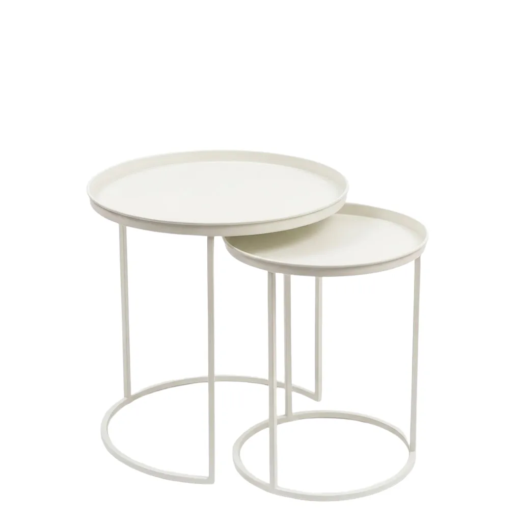 Atik Side Table AG1006 - Sturdy Metal Frame
