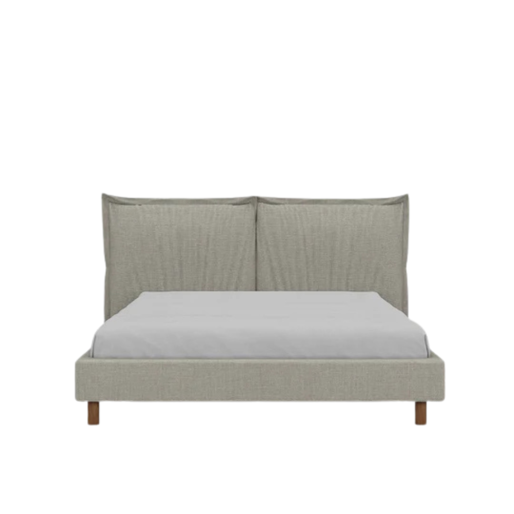 Haven Beech Wood Bed With Soft Upholstery 12