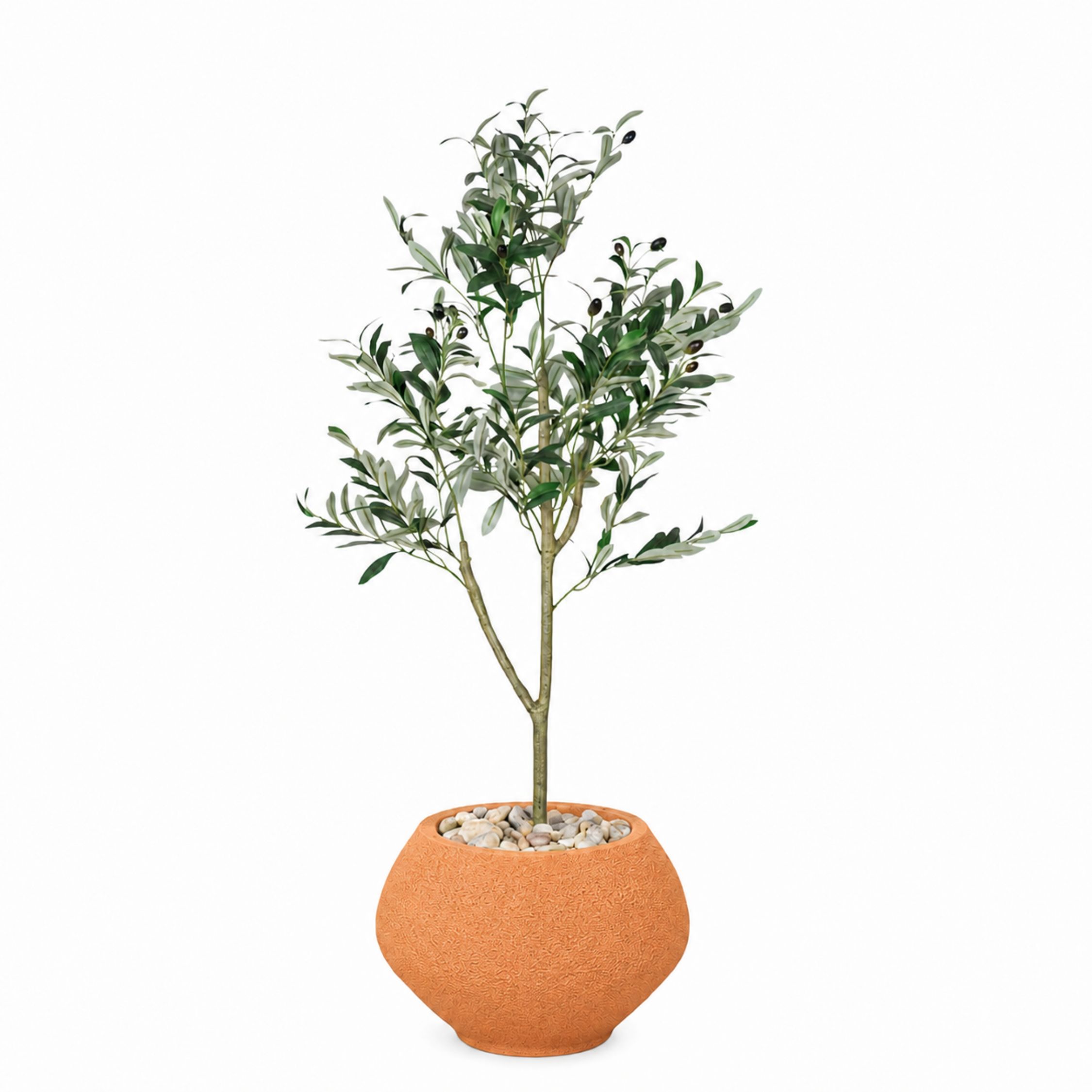 Artificial Olive Tree with Kora Planter Pot