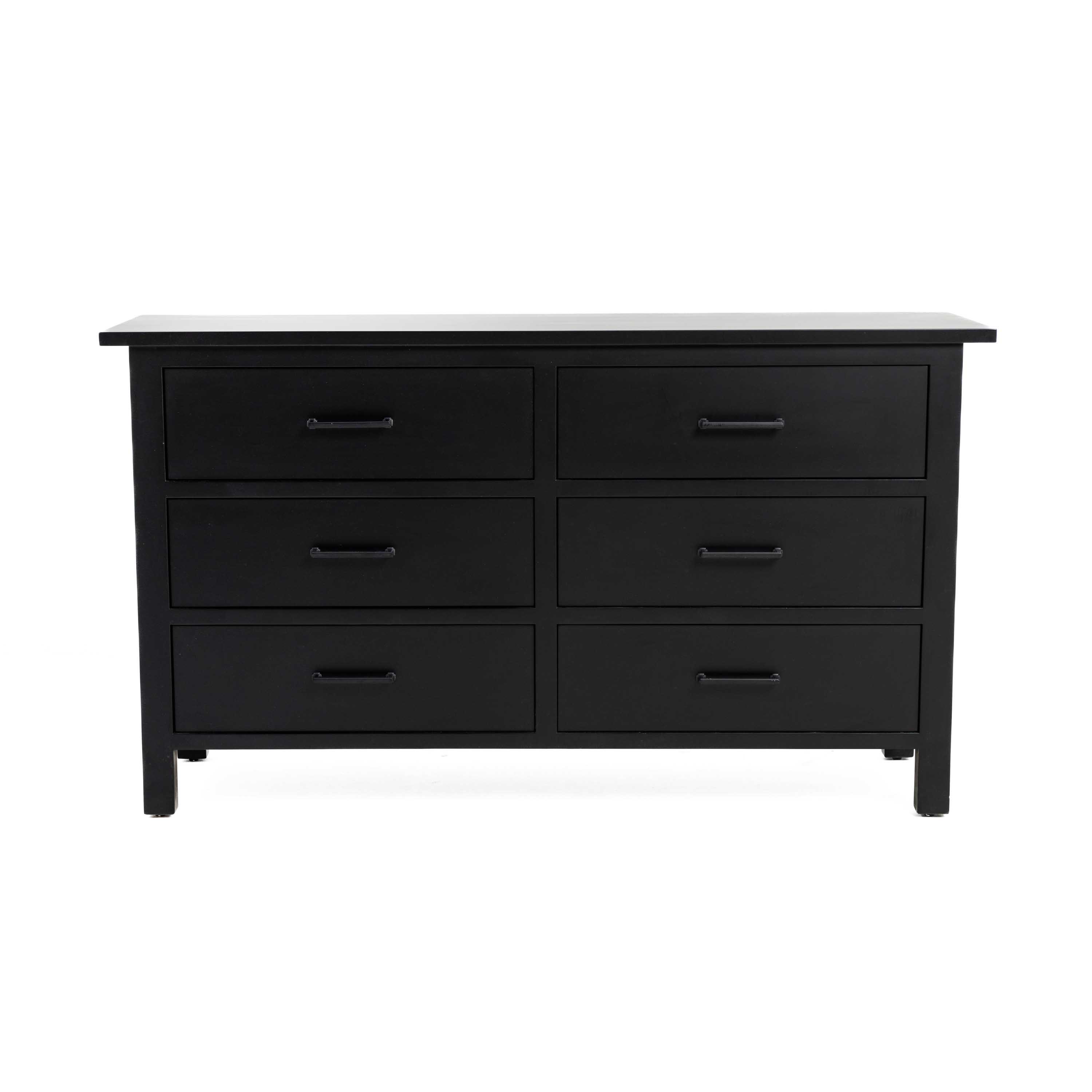 Lea 6 Drawers Wood Chest 5