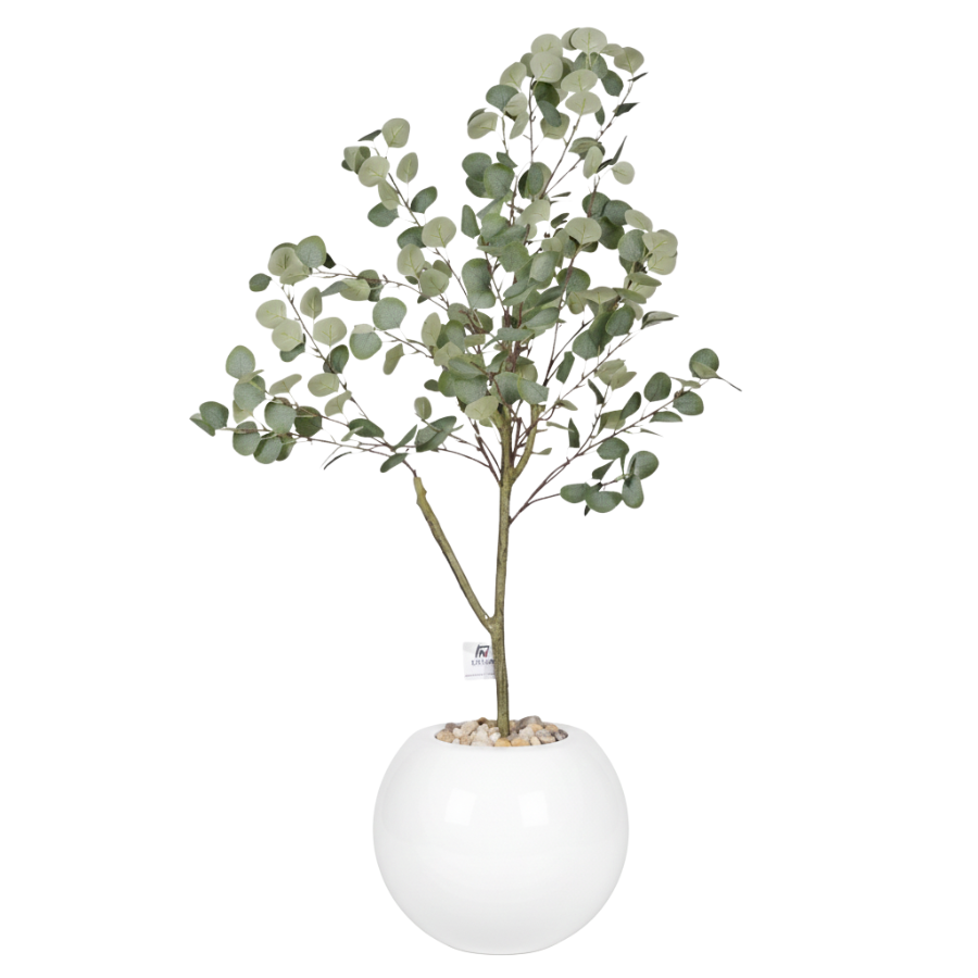 Artificial Eucalyptus Tree with Bello Planter