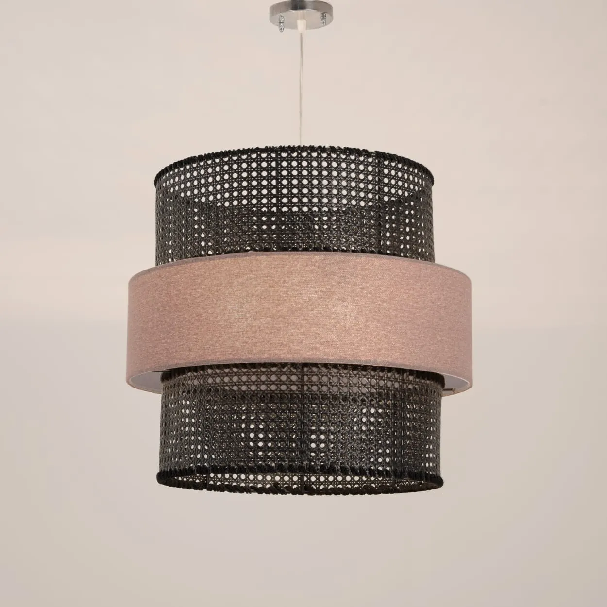 Boho Ceiling Lamp -Rattan