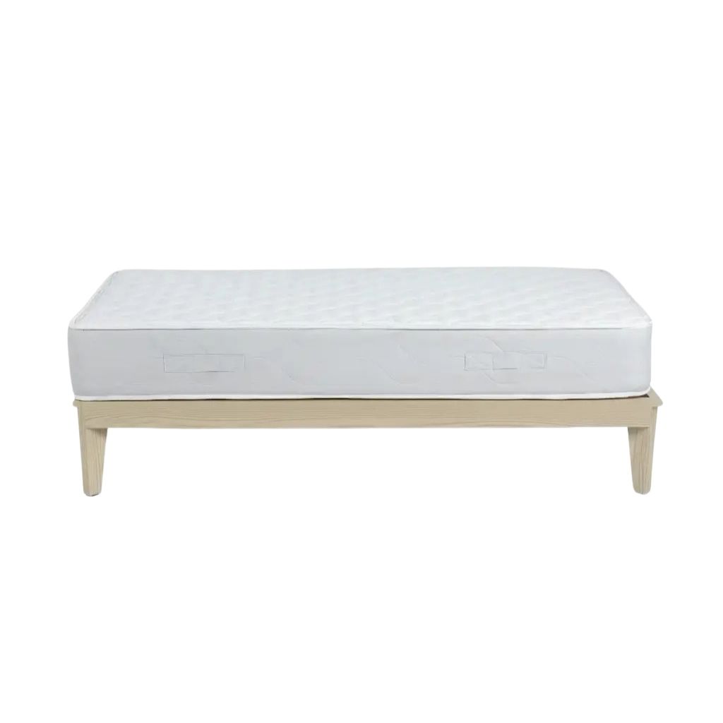 Kye Beech Wood Bed Base With Sleek Legs 26
