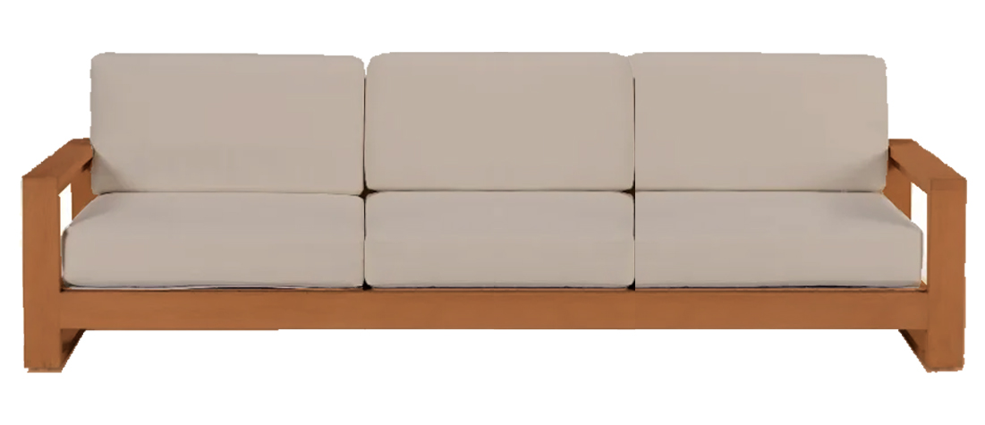 Brooklyn Outdoor Beech Wood Sofa 6