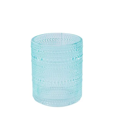 Textured Dotted Glass Jar 6