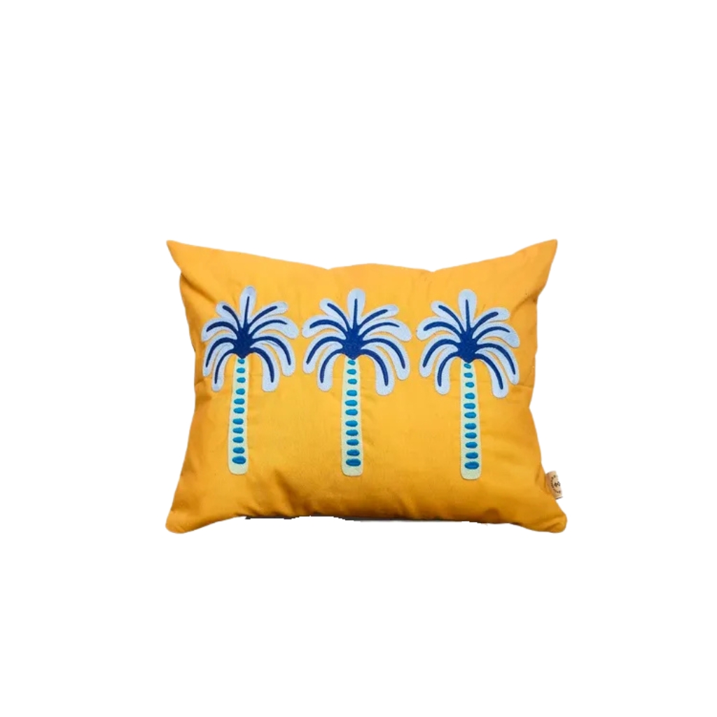 Palm Haven Cushion – Tropical Decor 1