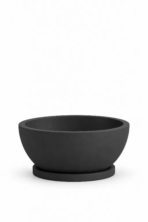Orbit Bowl Fiberglass Planter