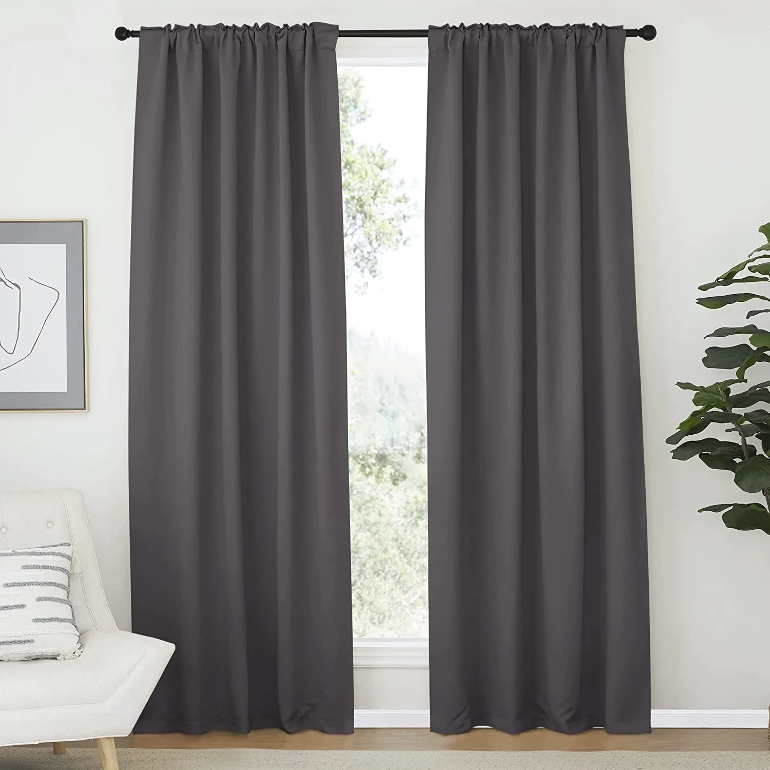 Cartela Thermal Insulated Blackout Room Darkening  - 1 Panel 8