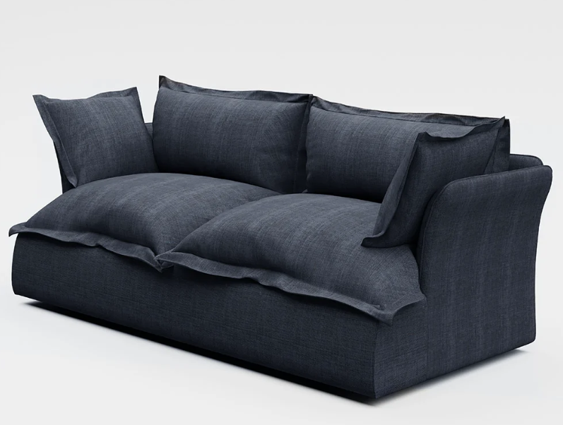 Haven 2 Seater Sofa With Relaxed Cushioned Design 4