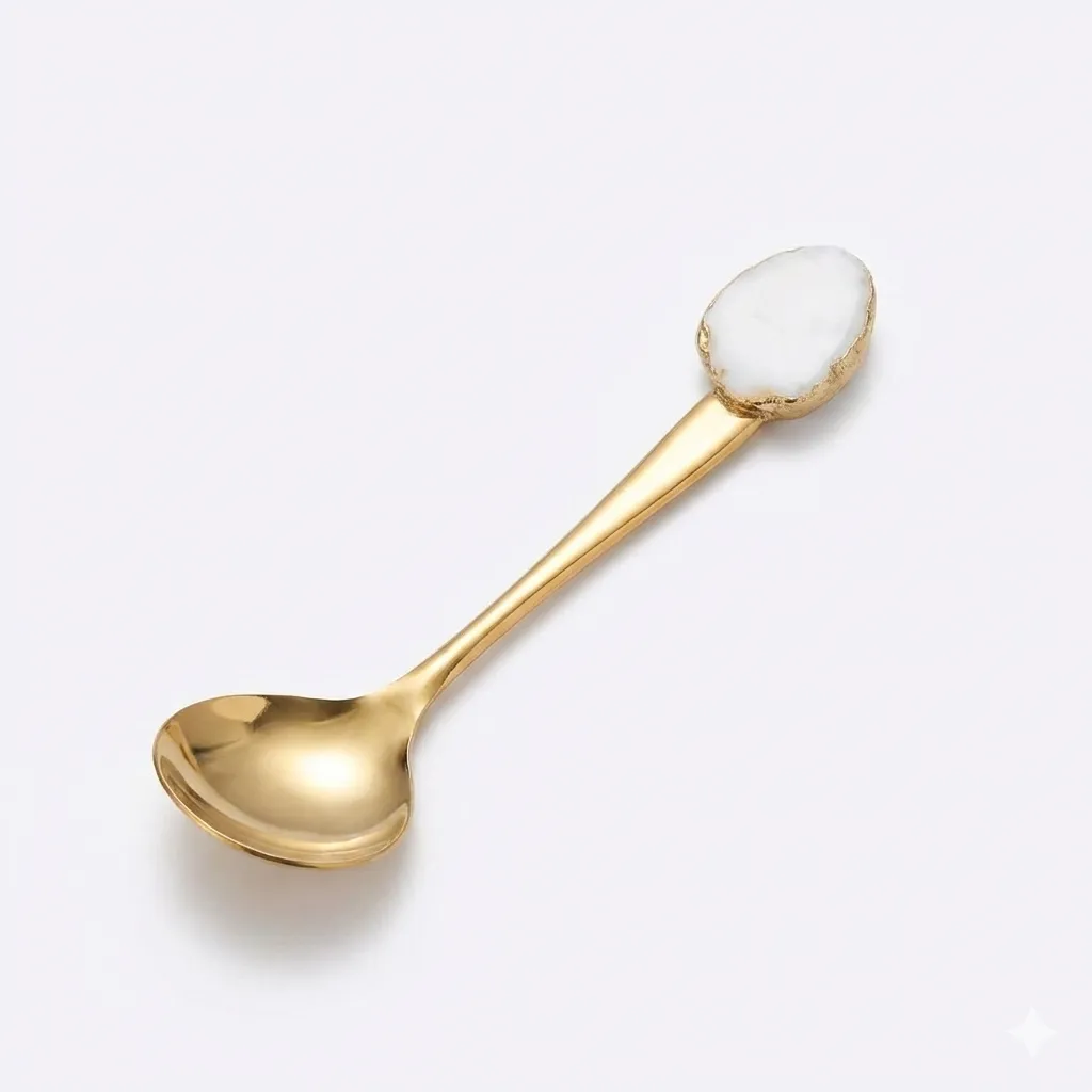 Gold Stainless Steel Serving Ladle