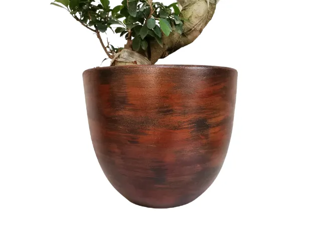Decorative Plant Pot With Plate 52