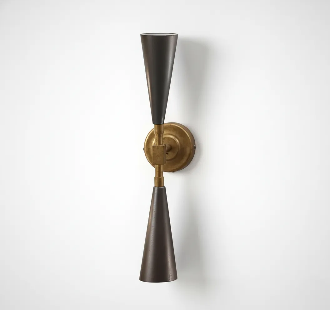 Double cone wall light 0