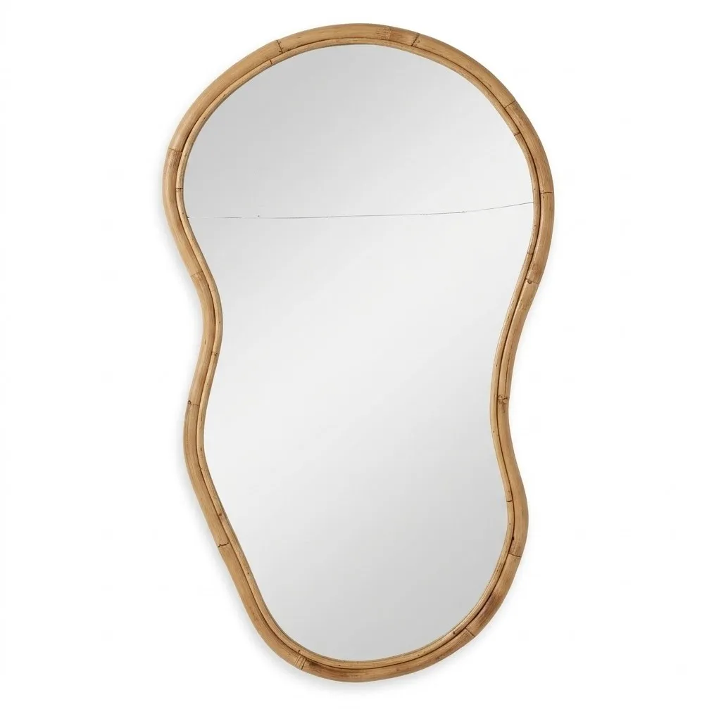 Mini Palmero Unique Wavy Wall Mirror image