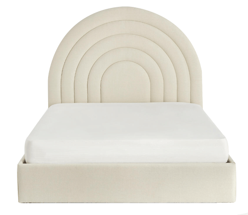 Echo Bed With Upholstered Headboard 0