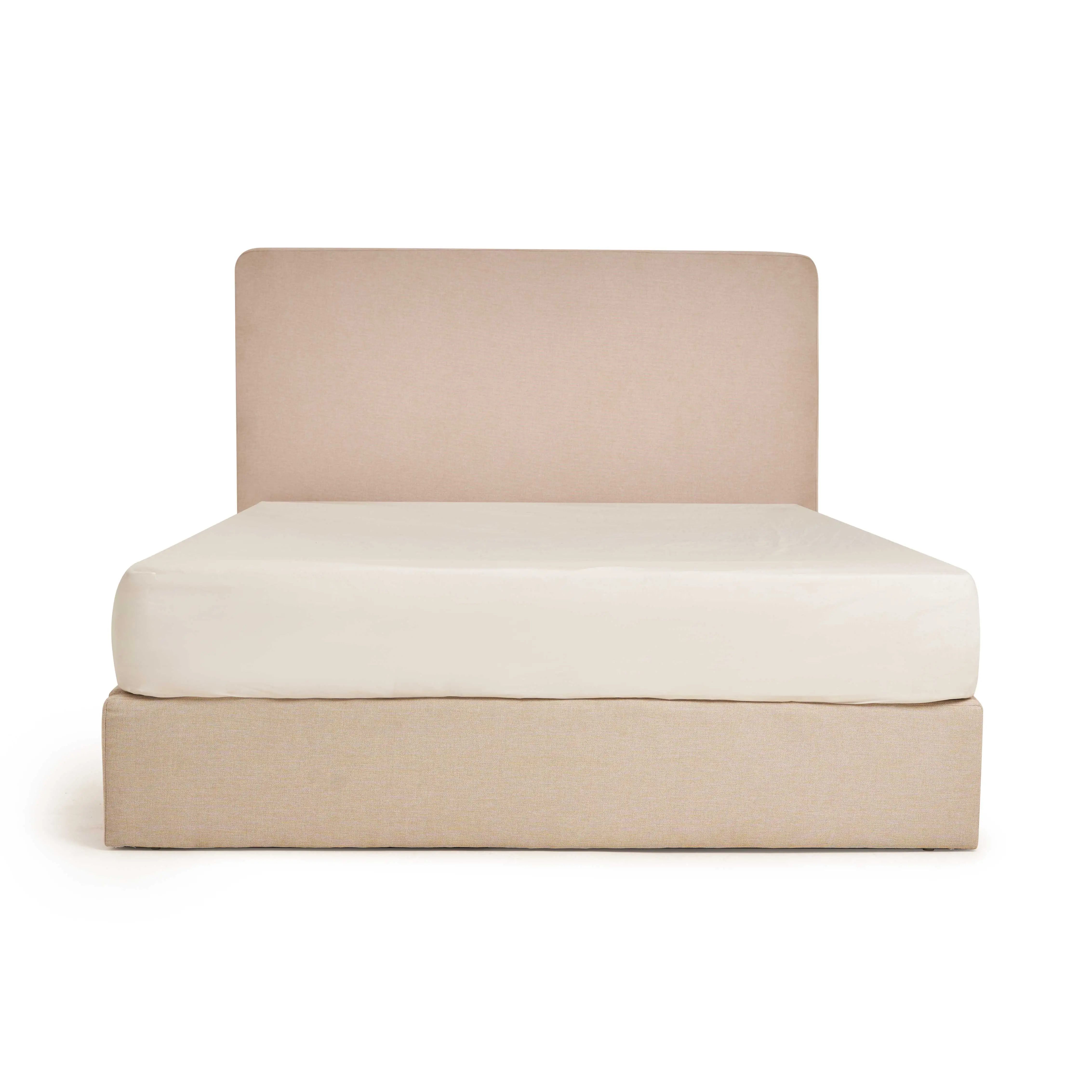 Simple Fully Upholstered Bed 0