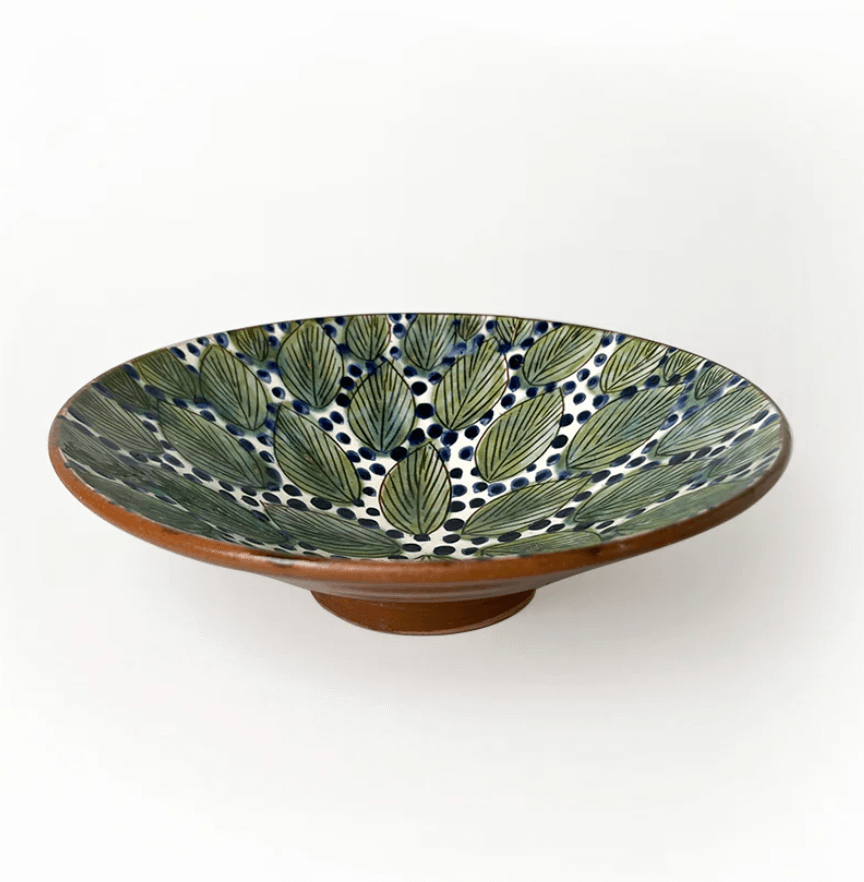 Aligned Leaves Serving Plate 0
