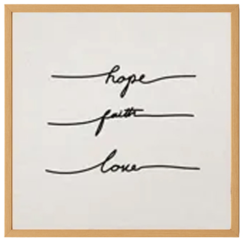 Hope Faith Love 0