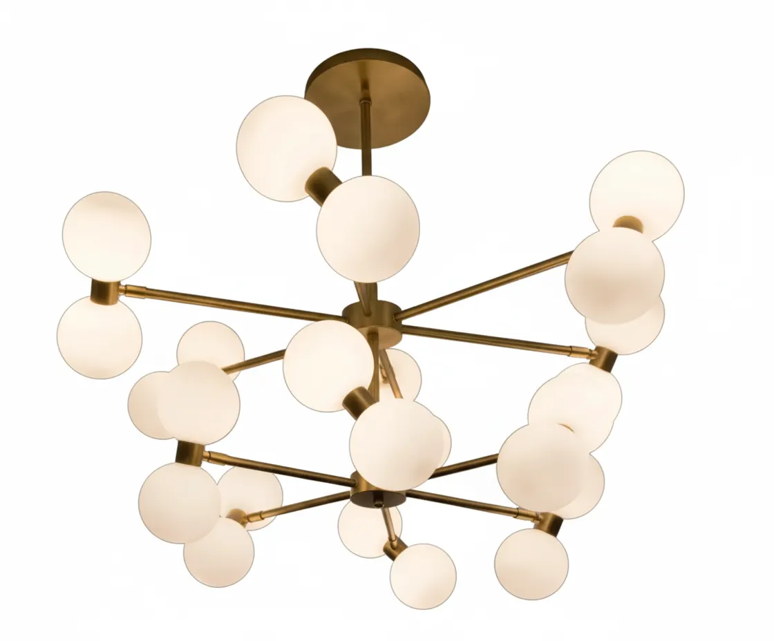 Opaque Balls Chandelier 0
