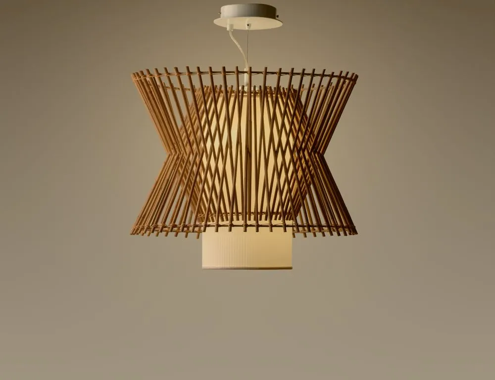 Rocca Bamboo Ceiling Lighting 1