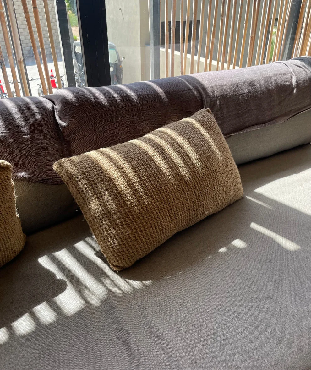 Sahara Handwoven Jute Pillow 2