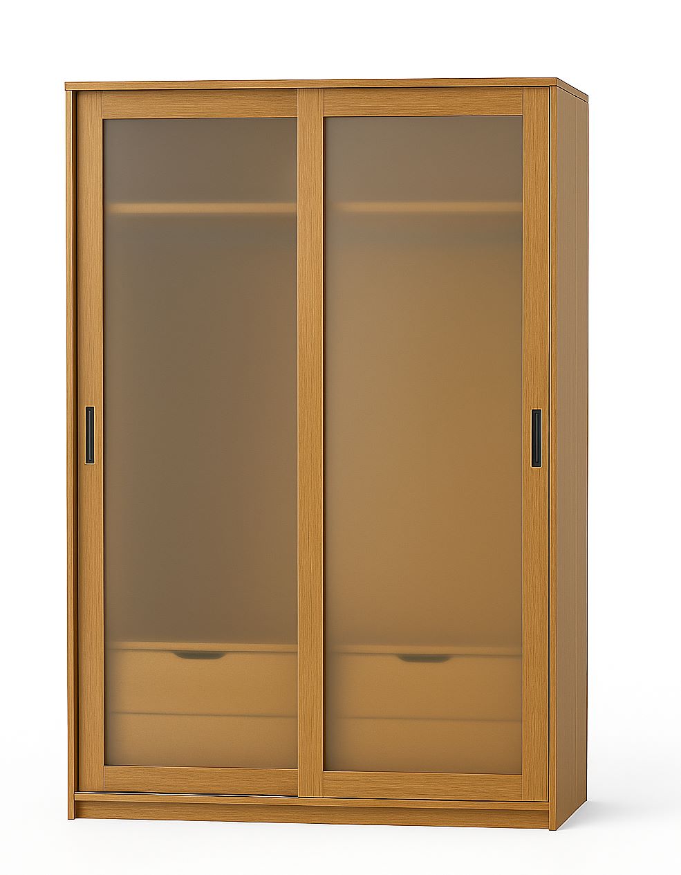 Blockboard Sliding Glass Doors Closet - 180 cm 0