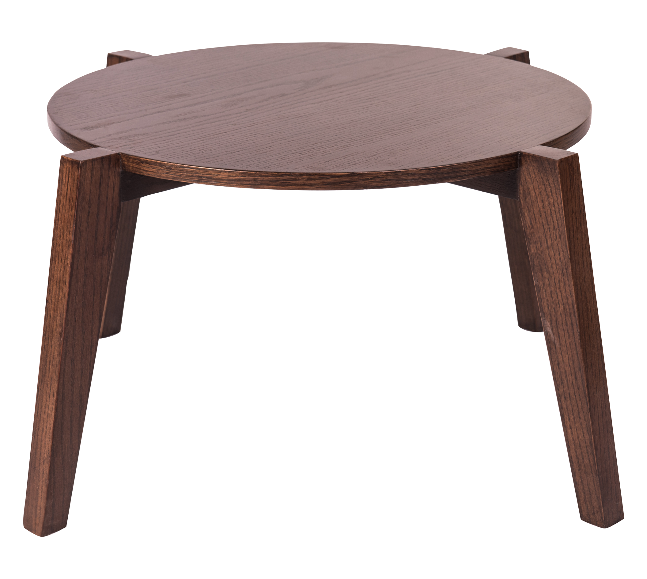 Circle Coffee Table Set of 3- Marble & Oak Wood 1