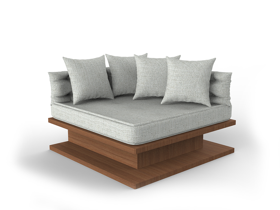 Milky Reading Nook Armchair 0