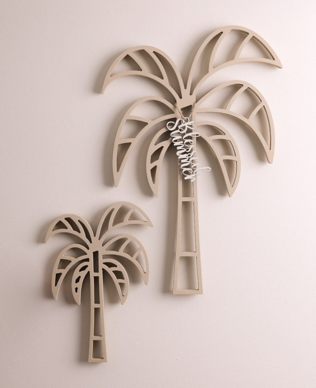 Palms & Blessings Wall Set – Wooden Palm Décor 0