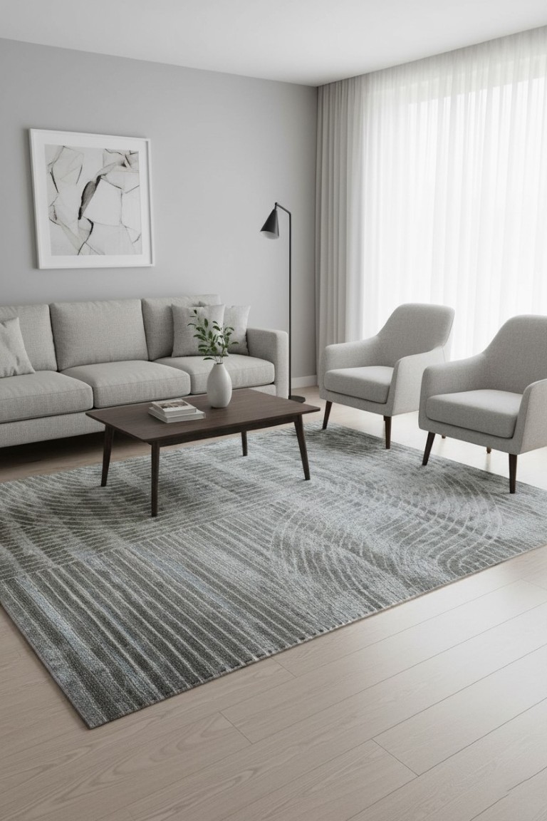 Tuftee Hand-Tufted Wool Blend Rug 2