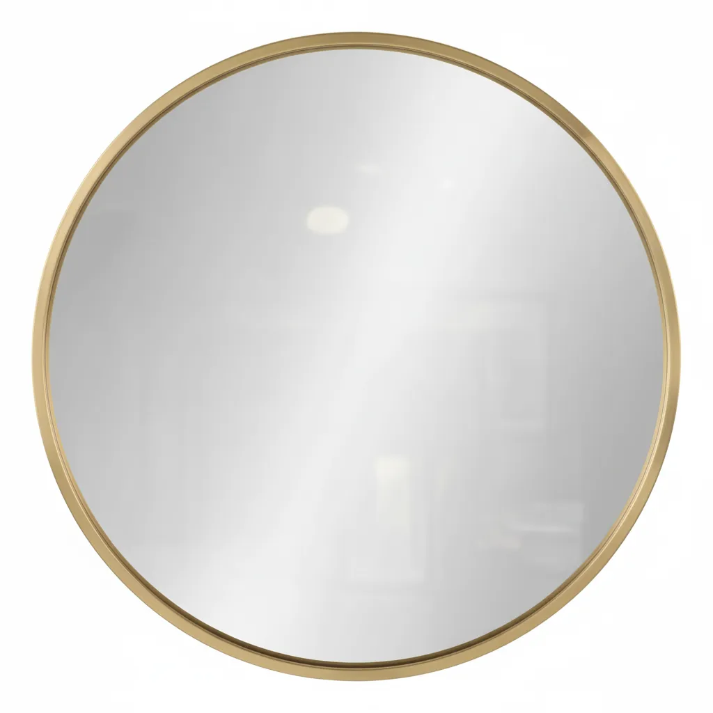 Hoop Modern Frame Circular Mirror – Timeless Sophistication 0