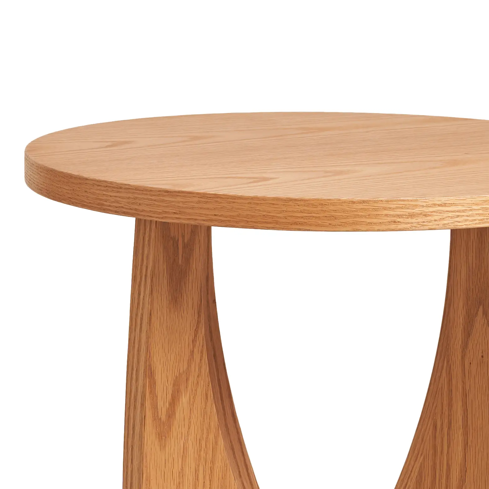 Aura Side Table - Silver Sands - Wooden Connected Legs 3