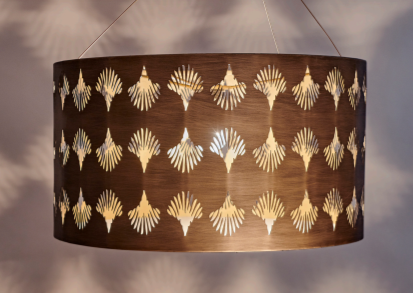 Lotus Ornate Cylinder Lighting. 0