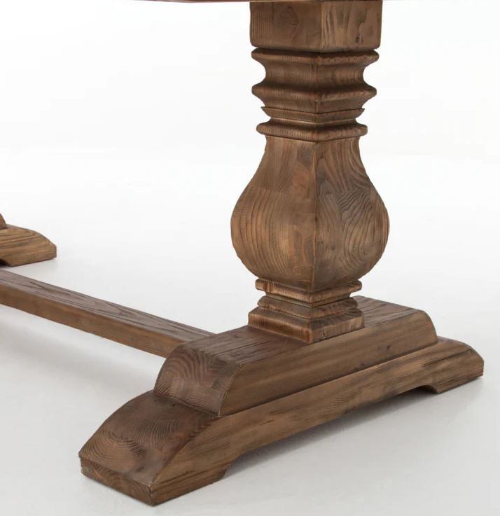Pacha Reclaimed Wood Farmhouse-Style Dining Table 1